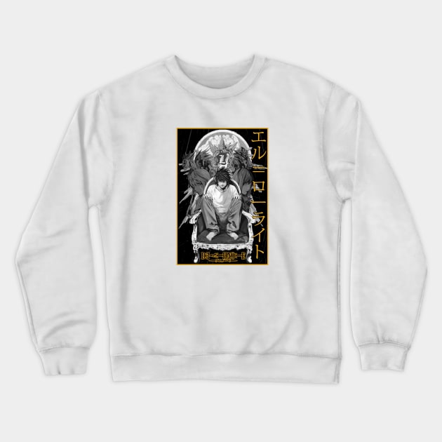 L lawliet Crewneck Sweatshirt by Koburastyle